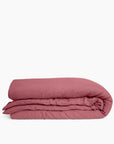 HOUSSE DE COUETTE EN LIN260 x 240 BOIS DE ROSE