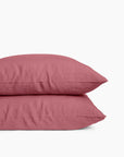 TAIE OREILLER EN LIN 65 X 65 - BOIS DE ROSE