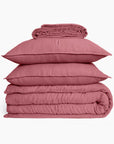 HOUSSE DE COUETTE 140*200 BOIS DE ROSE