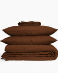 HOUSSE DE COUETTE EN LIN 140 x 200 MOKA