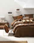 HOUSSE DE COUETTE VITI 140*200 MOKA
