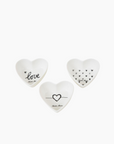 Lot de 3 Bols "Coeur" assort.
