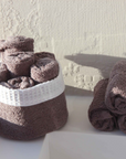 PANIER SERVIETTES INVITEES - TAUPE