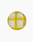 ASSIETTE DESSERT ECOSSAIS - YELLOW