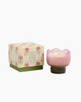 Bougie Tulip Violet & Vert – Parfum Bronzed Gardenia