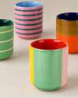 Set de 4 verres à café - Multicolore