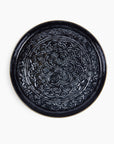 Plateau berbère en métal - 45cm - Noir