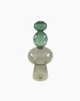 Vase Blob - gris/vert - 11,5x27,5cm