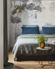 Housse de couette 240 x 220 cm en Lin lavé - Kaki