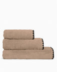 Serviette de bain 70 x 130 cm en Coton - Lin