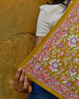GRAND FOULARD CALYPSO - CARAMEL
