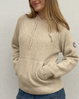 HOODIE POCHES KANGOUROU JAUGE 5 (F) - 69029 ECRU