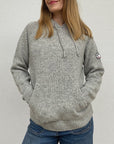 HOODIE POCHES KANGOUROU JAUGE 5 (F) - 64433 GRIS CLAIR