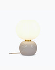 Lampe Adonis - blanc - Petit Modèle D20 H28cm