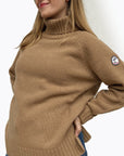 PULL COL ROULE FEMME REF. PH V18 (F) - 66892 CAMEL