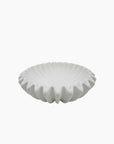 Coupelle vide poche ondule blanche D15 H4,7cm