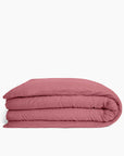 HOUSSE DE COUETTE 260*240 BOIS ROSE