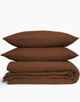 HOUSSE DE COUETTE EN LIN 140 x 200 MOKA