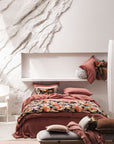 HOUSSE DE COUETTE VITI 260*240 BOIS DE ROSE