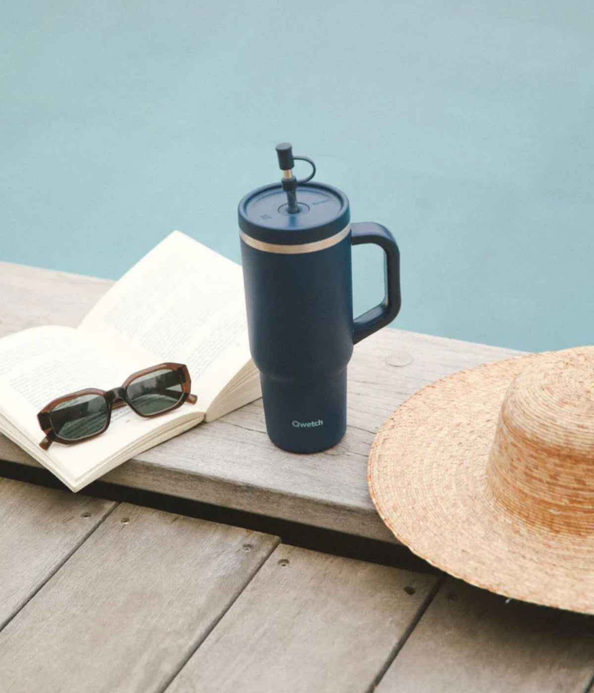 Travel cup isotherme inox - Matt - Bleu nuit - 900ml
