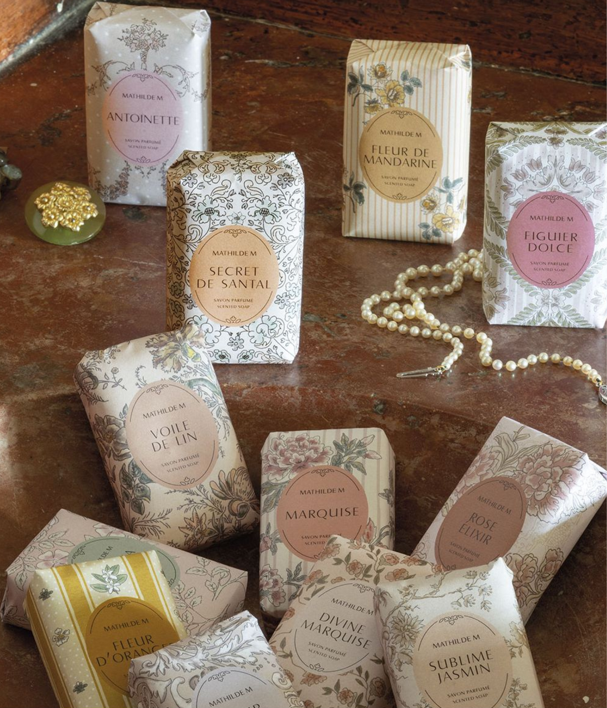 Savon parfumé Cachemire Exquis - Secret de Santal