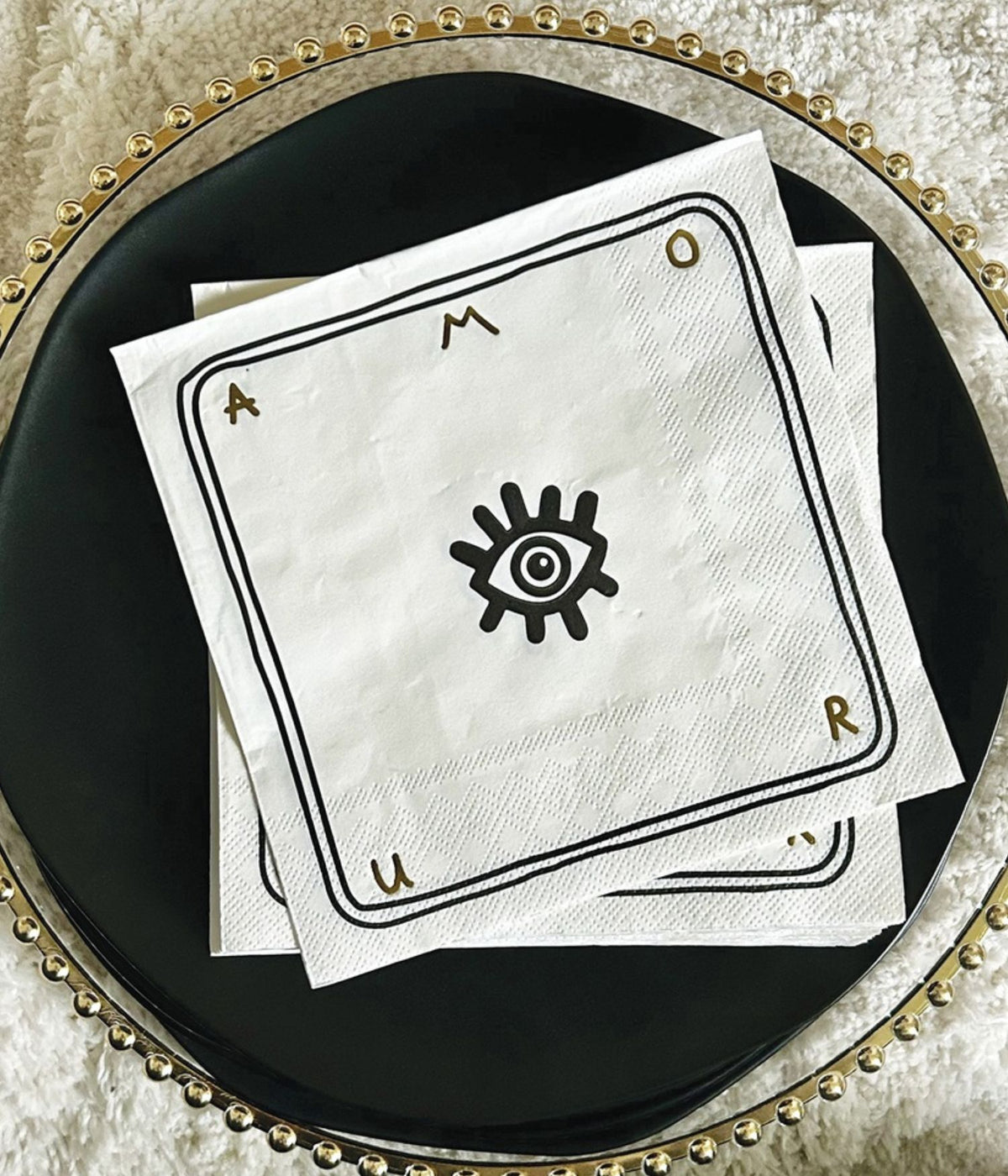Serviette papier oeil x20
