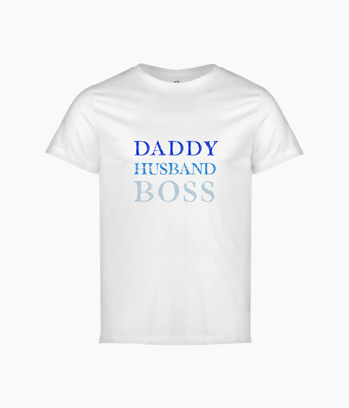 T-SHIRT-DADDY BOSS-BLANC