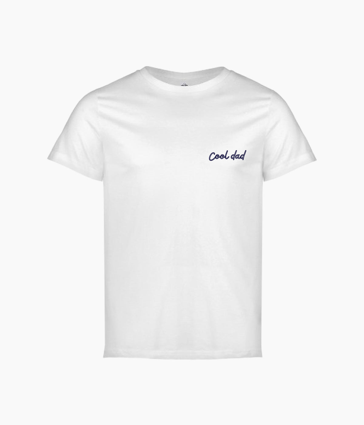 T-SHIRT-COOL DAD SIGNATURE - BLANC
