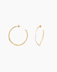 Boucle d'oreille CREOLE MARTELEE