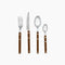 Set de 4 couverts Gustave moka