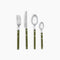 Set de 4 couverts Gustave kaki