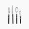 Set de 4 couverts Gustave noir