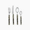 Set de 4 couverts Gustave façon marbré