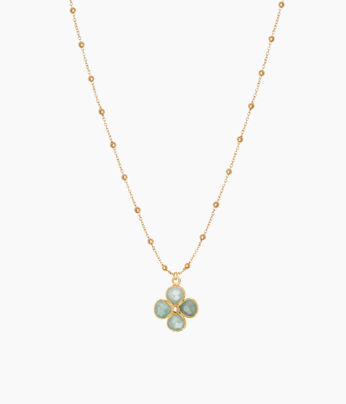 COLLIER MARGUERITE AMAZONITE