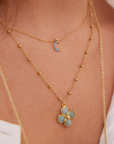 COLLIER MARGUERITE AMAZONITE
