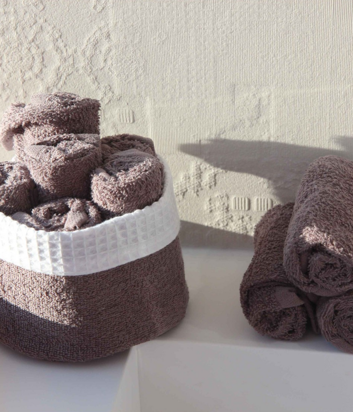 PANIER SERVIETTES INVITEES - TAUPE