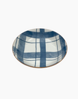 ASSIETTE CREUSE ECOSSAIS - BLUE