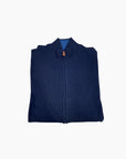GILET FULL ZIP JAUGE 7 (H) - C4734 NAVY