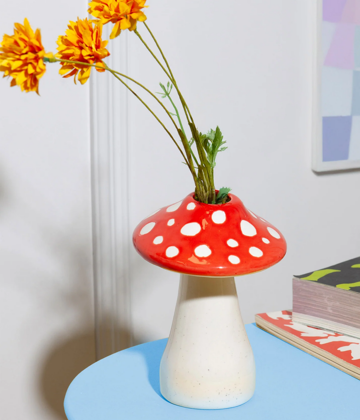 Vase Champignon - S - Rouge