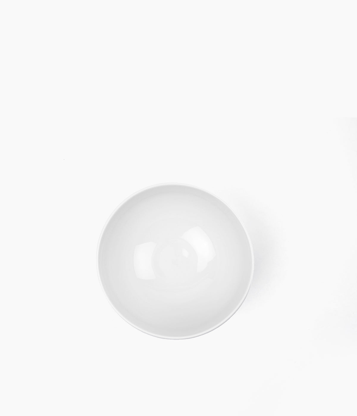 saladier porc. blanc 23cm boule