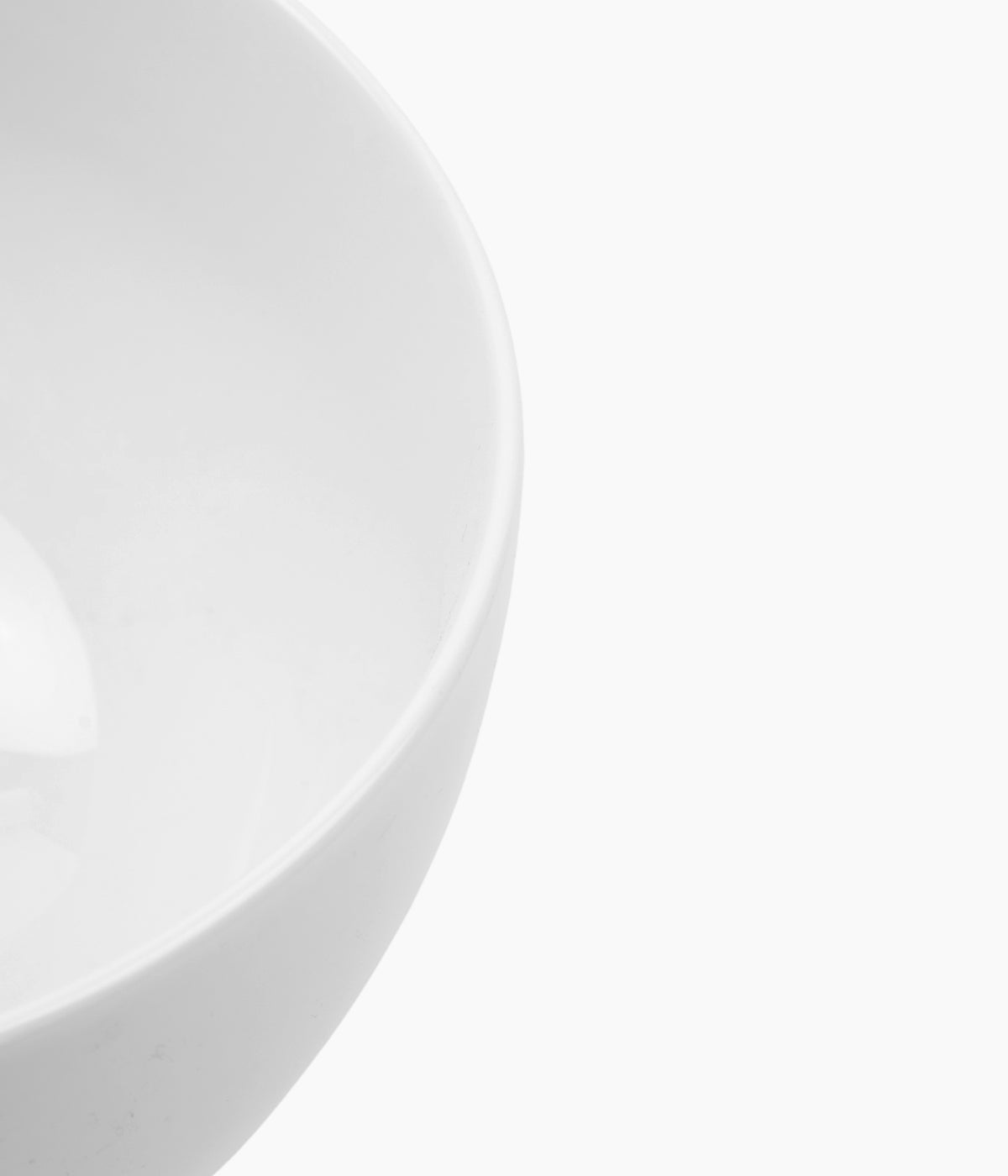 saladier porc. blanc 23cm boule