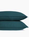 TAIE OREILLER EN COTON 50 X 70 - BLEU PRUSSE