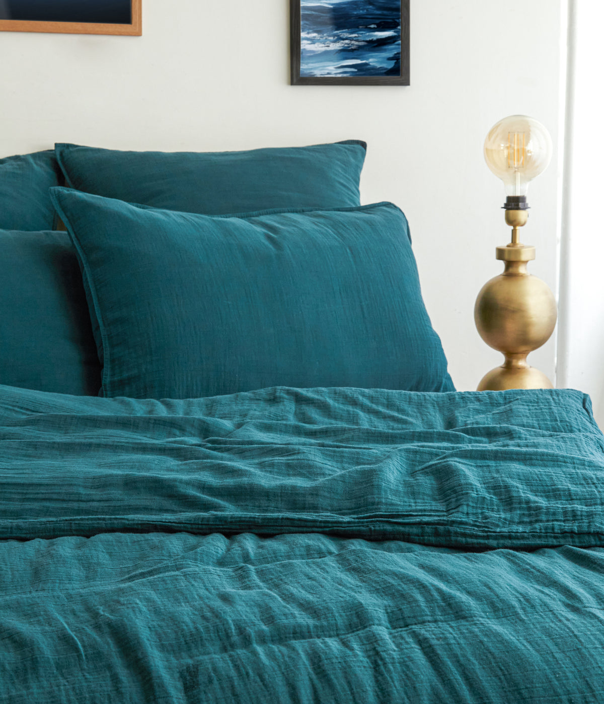 housse couette 140*200 bleu de prusse