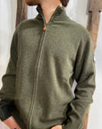GILET FULL ZIP JAUGE 7 (H) - 65968 KAKI