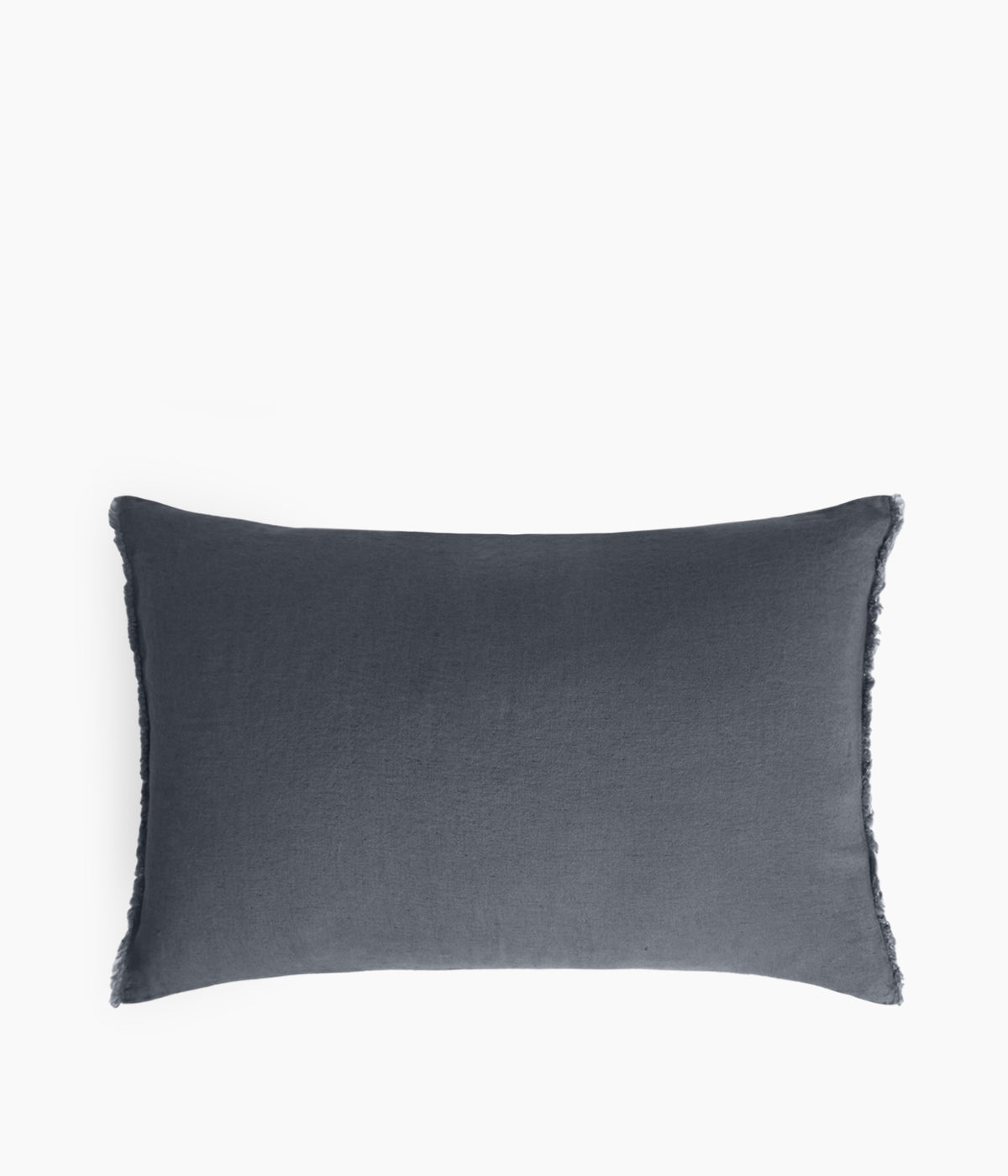 Housse de coussin 40 x 60 cm en Lin lavé - Granit