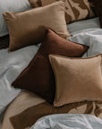 HOUSSE DE COUSSIN CALIFORNIA 45X45CM - GANACHE