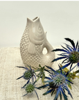 Vase ceramic Poisson pm sable L8,2 P5 H12cm