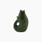 Vase ceramic Poisson pm kaki L8,2 P5 H12cm