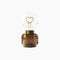 Lampe décorative Vaness coeur ambre à piles D8,4 H15,8cm