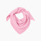 FOULARD TRIANGLE UNI - ROSE PASTEL